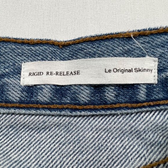 Frame Le Original High-Rise Skinny Rigid Re-Release Jeans in Watermark Size 27 - Picture 7 of 15